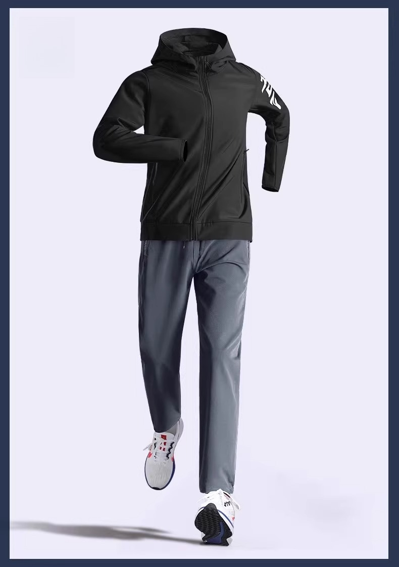 남성용 따뜻한 플리스 스포츠웨어 세트 (후드 트레이닝복 - Running Gear Outfit 리뷰 및 가격