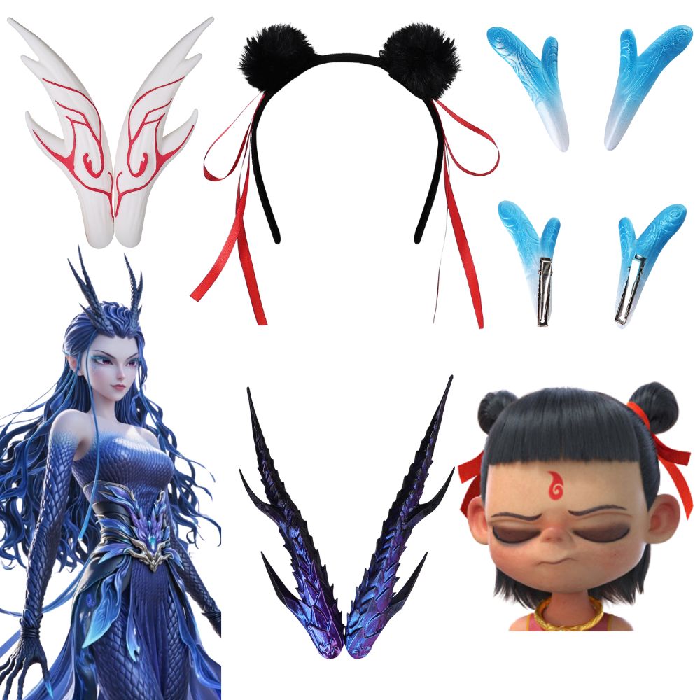 Nezha Ao Bing 코스프레 헤어 클립 Ao Ru - Head Gear Running 리뷰 및 가격