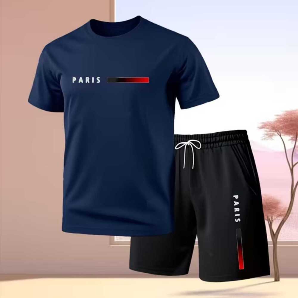 남성용 스포츠웨어 세트 빠른 건조 메쉬 티셔츠 반바지  - Running Gear Outfit 리뷰 및 가격