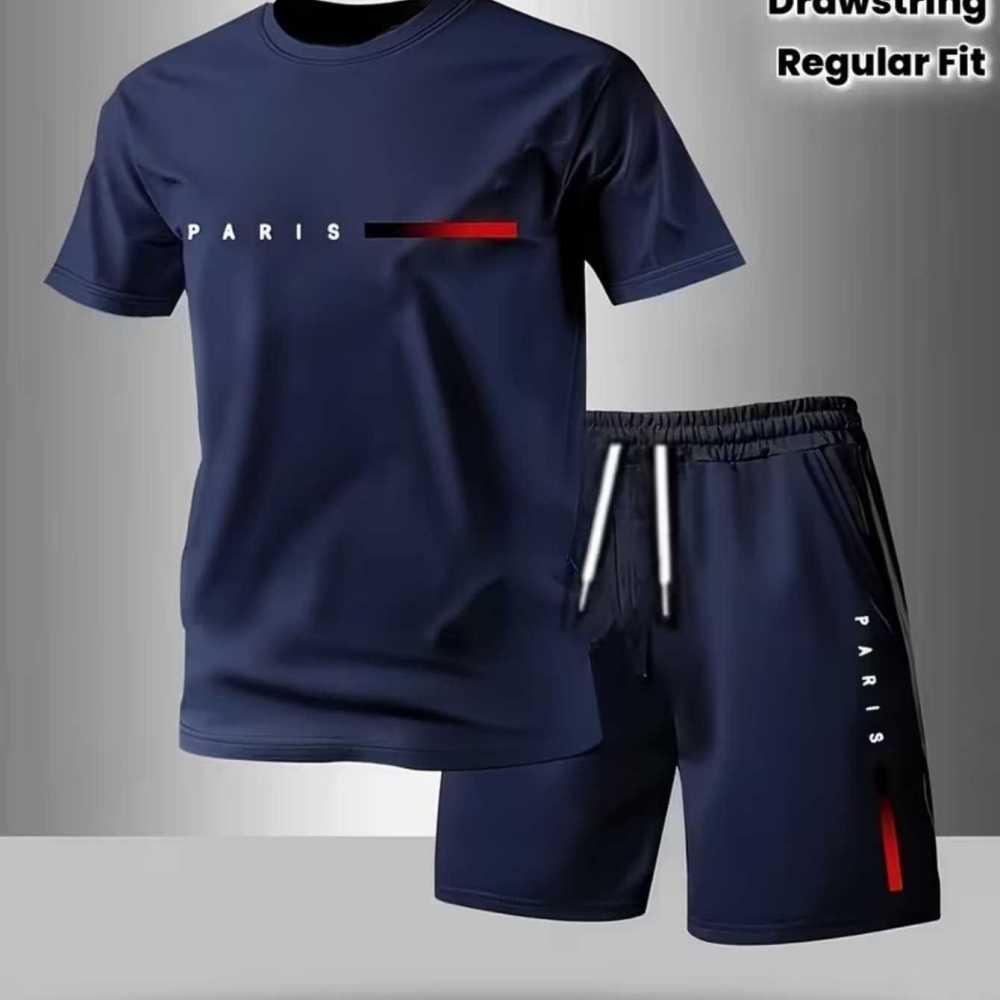 통기성 좋은 스포츠웨어 세트 남성용 여름용 빠른 건조  - Running Gear Outfit 리뷰 및 가격