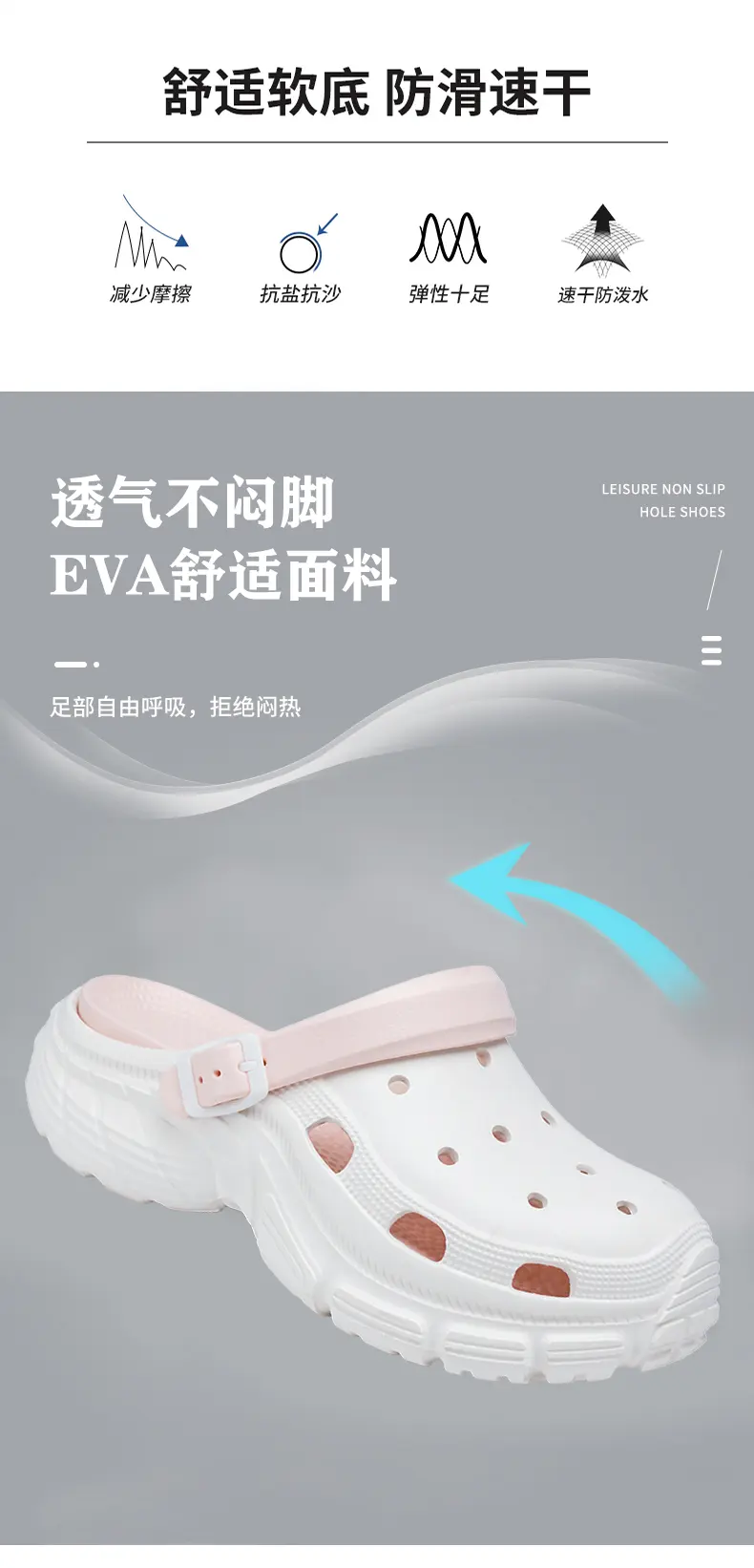 여성 아치 서포트 간호사용 클로그 가벼운 EVA 슬립온 - Insole Arch Support 리뷰 및 가격