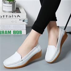 여성용 이지클린 화이트 간호사 신발, 앞코가 막힌 PU - Insole Arch Support 리뷰 및 가격