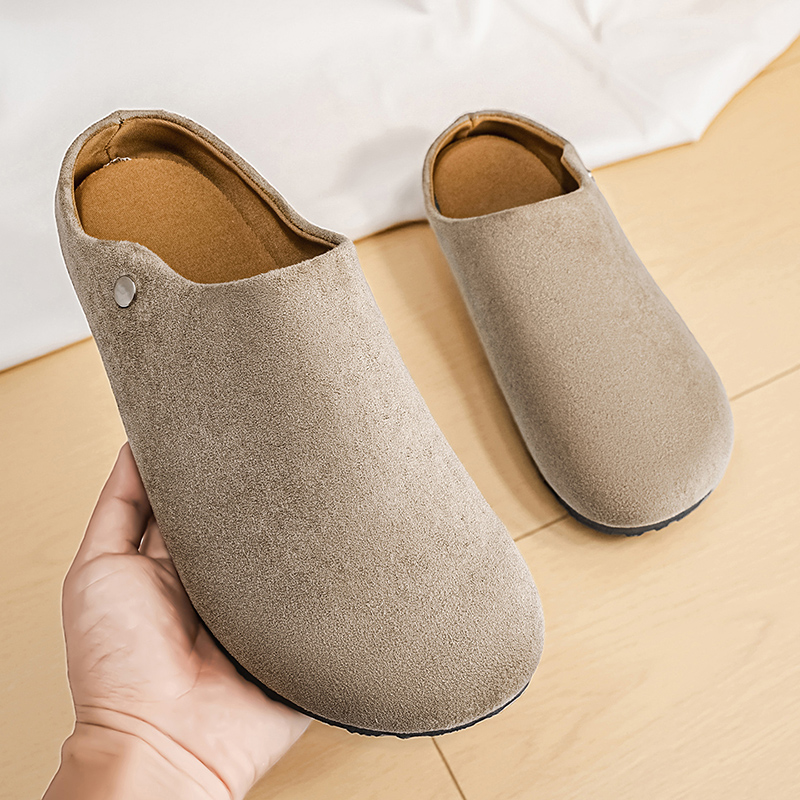 남성 스웨이드 가죽 슬리퍼 뮬 여성 편안한 포테이토 슈 - Insole Arch Support 리뷰 및 가격