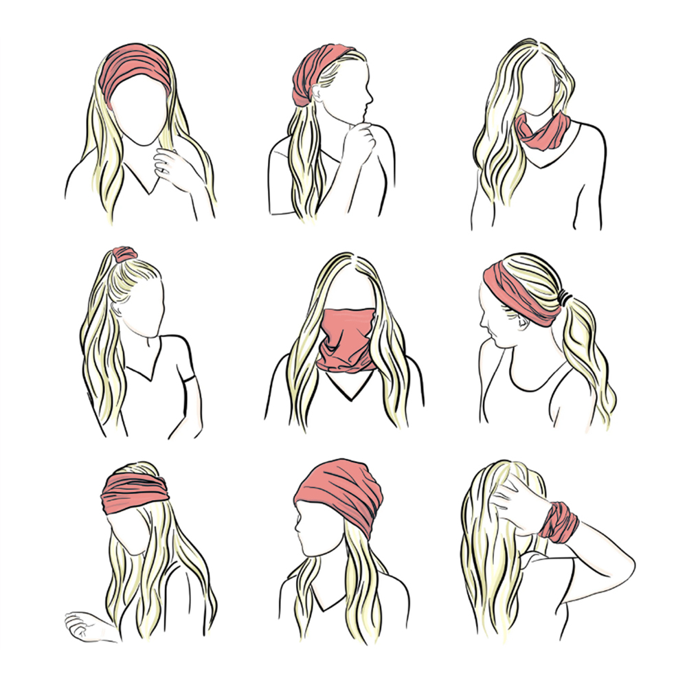 보라색 Balaclava 여성 러닝 캠핑 헤드 밴드 B - Head Gear Running 리뷰 및 가격